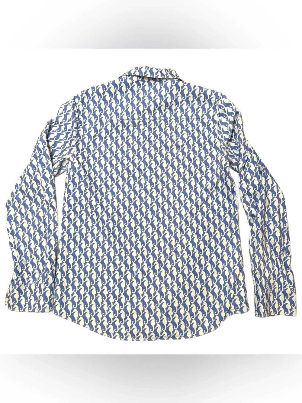 J. Crew Seahorse Print Women’s Button-Down Size Small